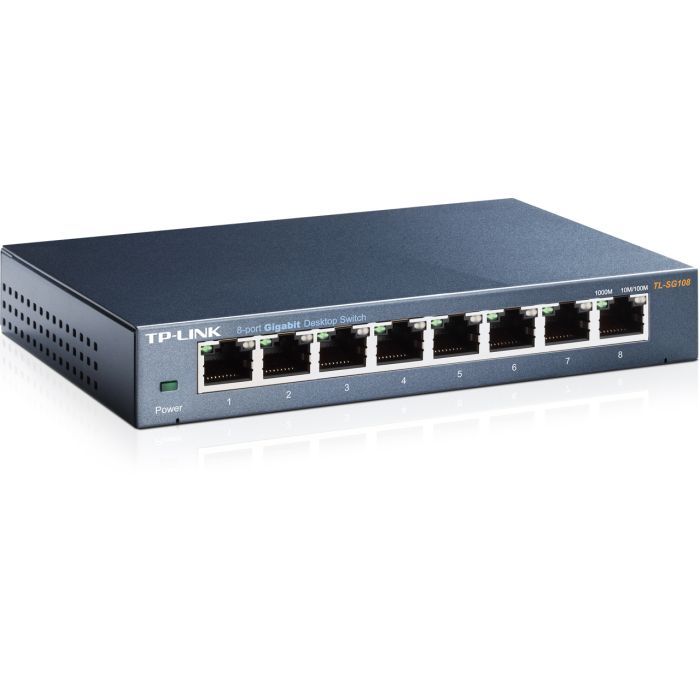 Комутатор мережевий TP-Link TL-SG108 зображення 2
