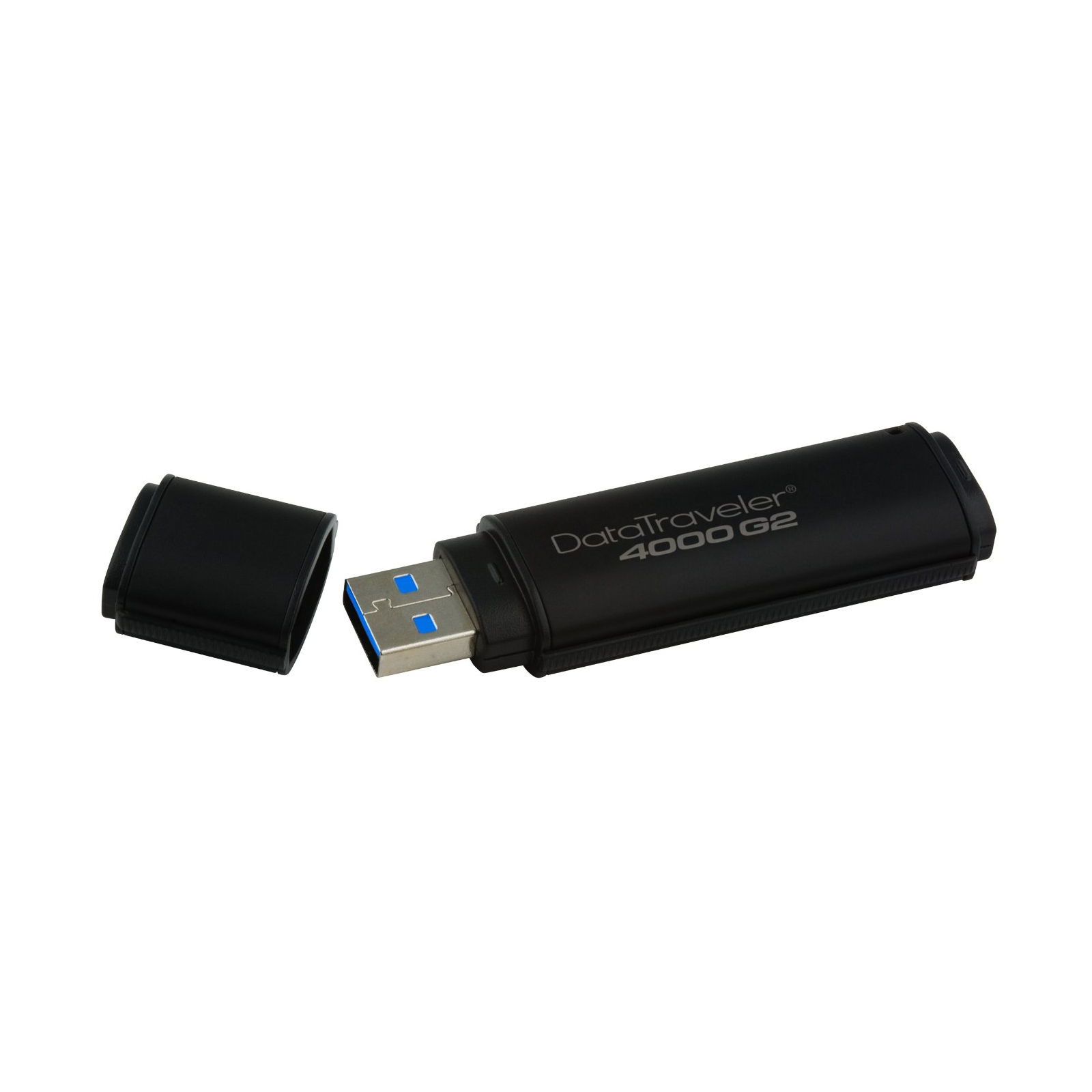 USB флеш накопичувач Kingston 64GB DataTraveler 4000 G2 Metal Black USB 3.0 (DT4000G2/64GB) зображення 4