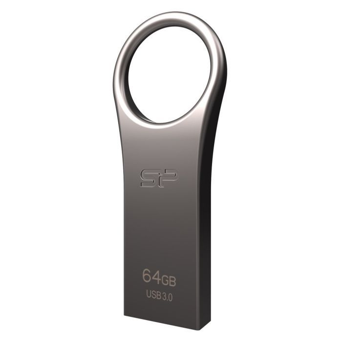 USB флеш накопитель Silicon Power 128GB Jewel J80 Titanium USB 3.0 (SP128GBUF3J80V1T)