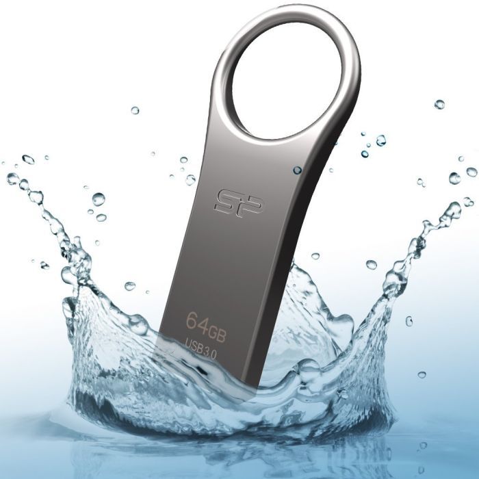 USB флеш накопитель Silicon Power 128GB Jewel J80 Titanium USB 3.0 (SP128GBUF3J80V1T) изображение 3