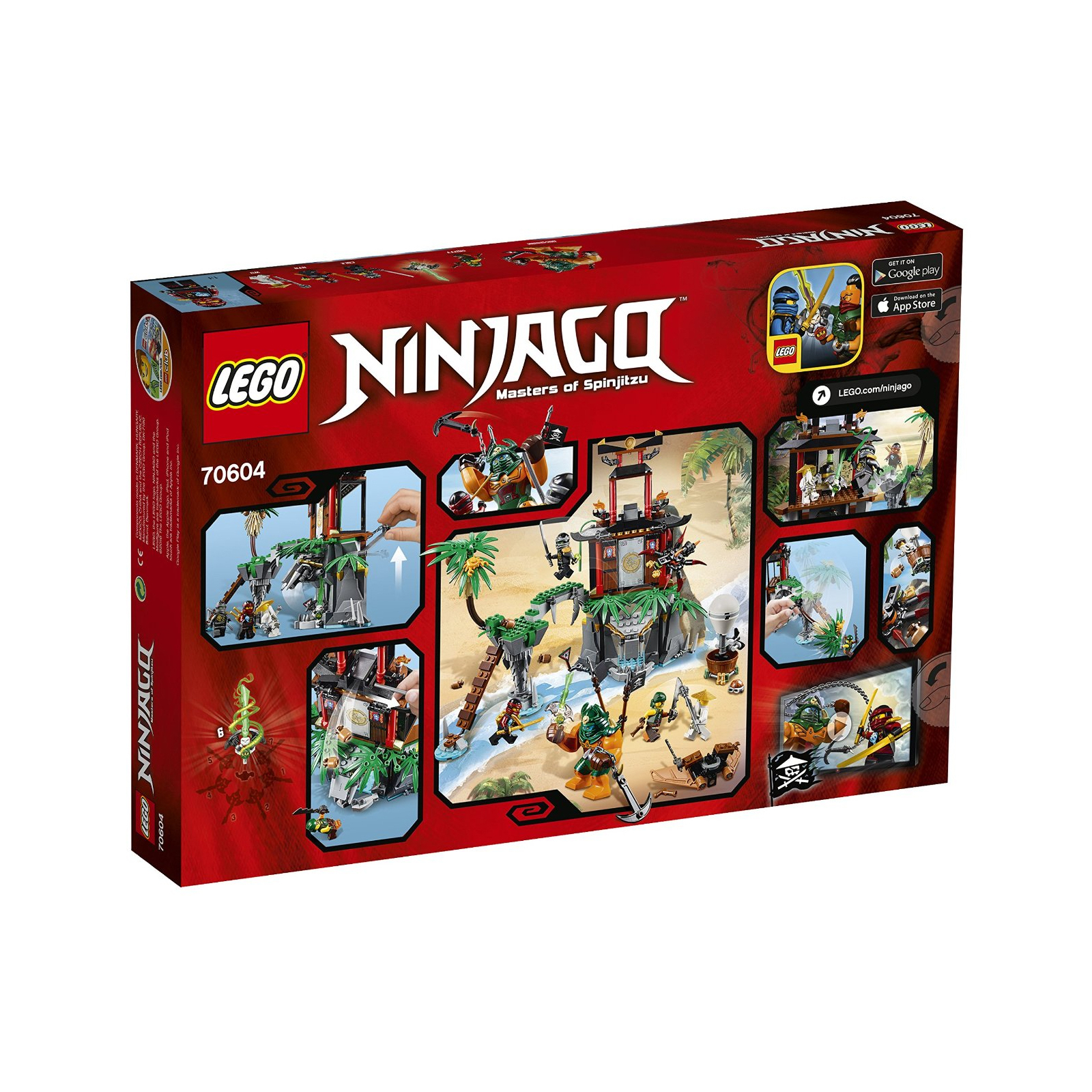 Конструктор LEGO Ninjago Остров Тигриных Вдов (70604) Цены В Киеве.