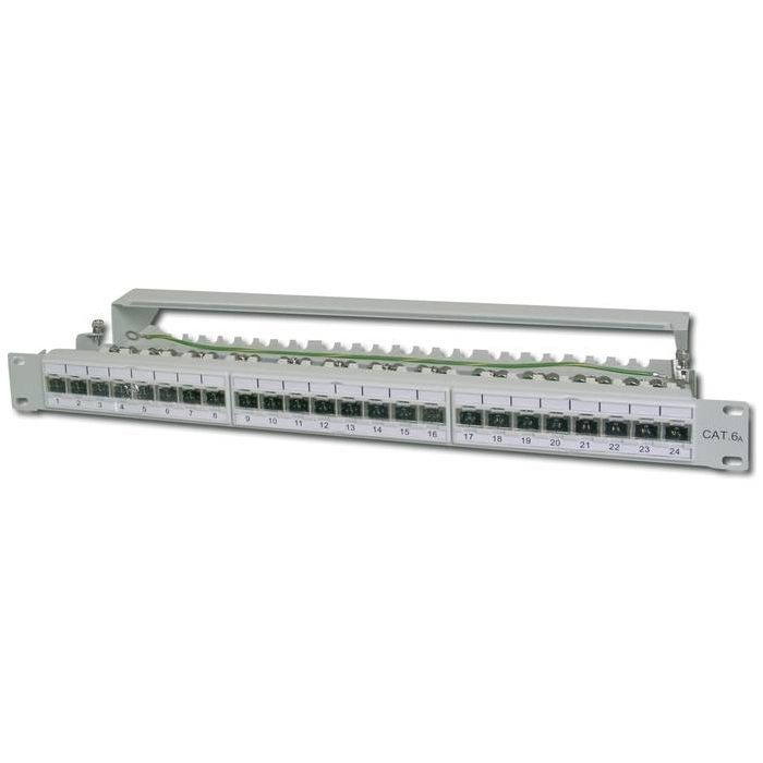 Патч-панель Digitus 19" 1U 24 порта 6a FTP в сборе (DN-91624S-EA) зображення 2
