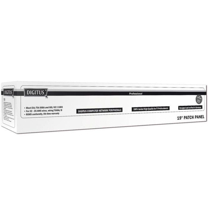 Патч-панель Digitus 19" 1U 24 порта 6a FTP в сборе (DN-91624S-EA) зображення 3