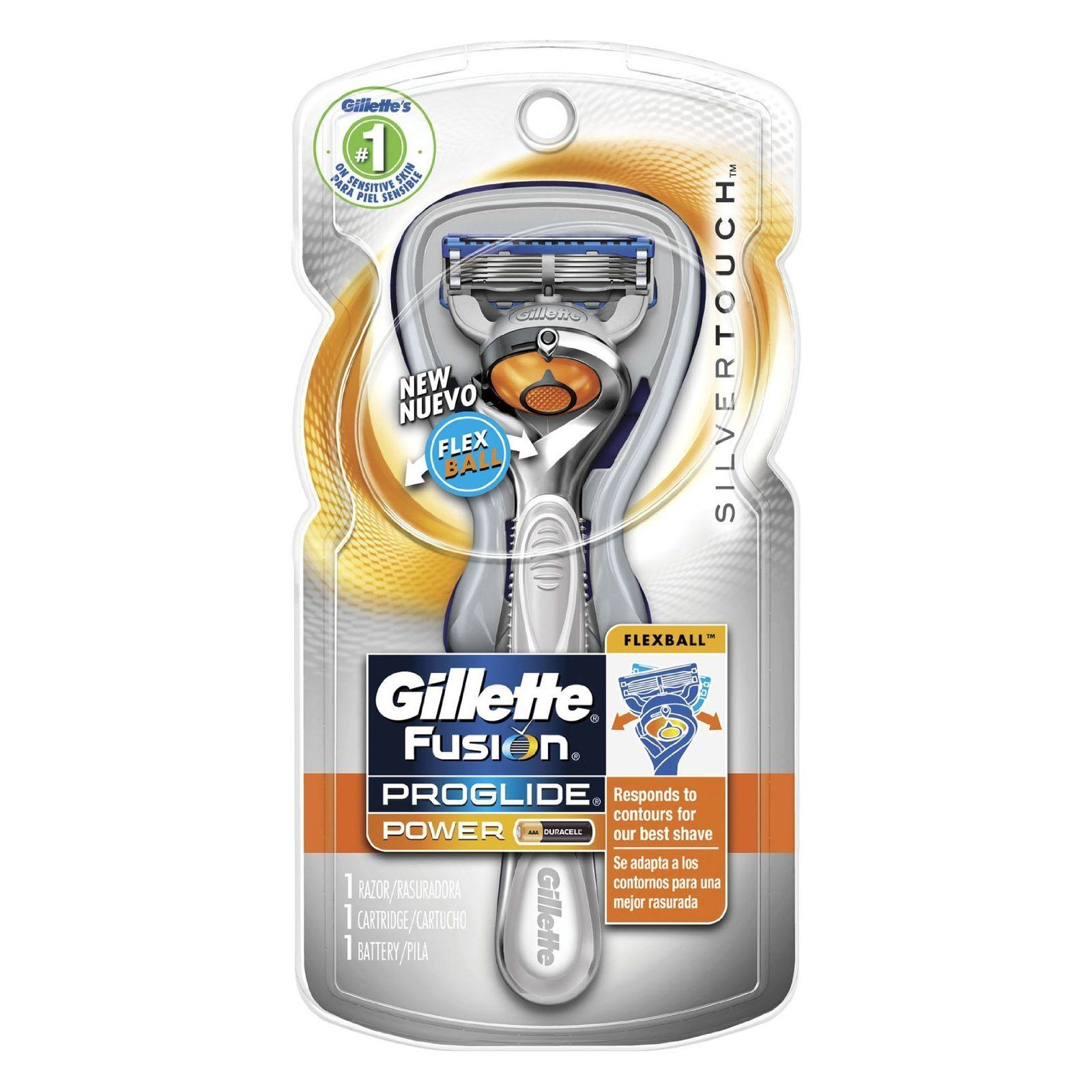 Бритва Gillette Fusion ProGlide Power Flexball Chrome Edition с 1 кассетой (7702018388769)