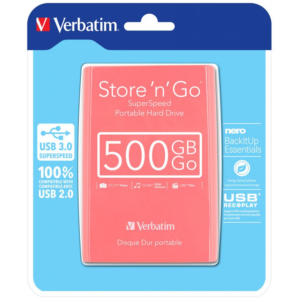 Внешний жесткий диск 2.5" 500GB Verbatim (53170) изображение 6