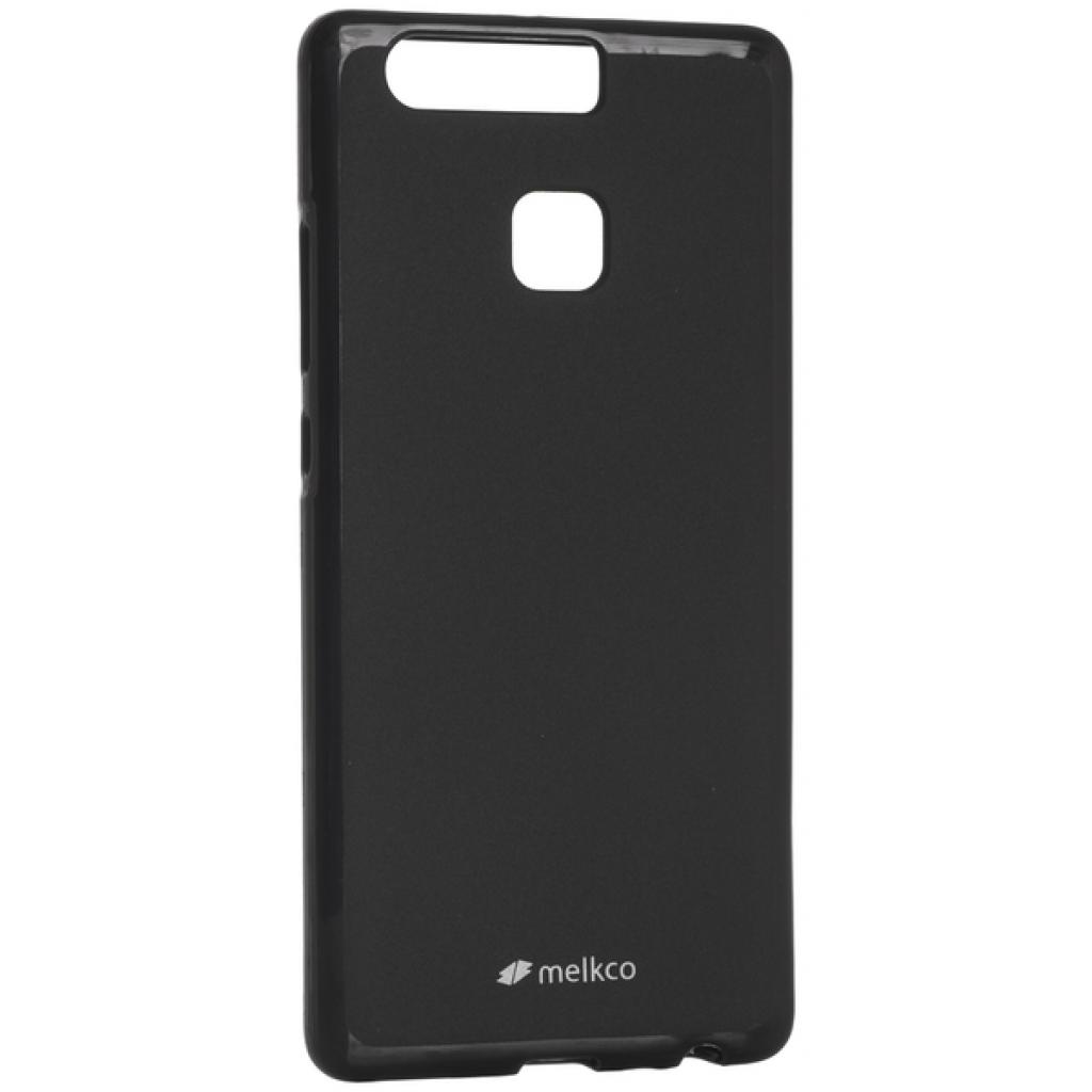 Чохол до мобільного телефона Melkco для Huawei P9 - DP (TPU + 9H Glass) Black (6284960)