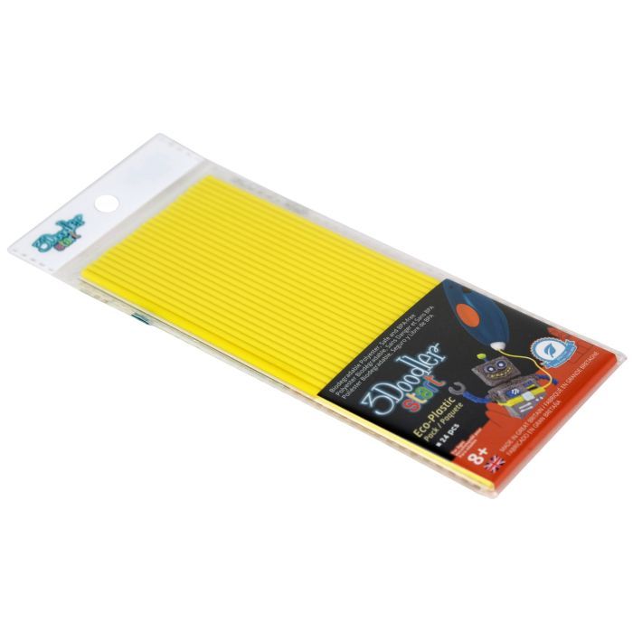 Стержень для 3D-ручки 3Doodler Start желтые 24 шт (3DS-ECO04-YELLOW-24)