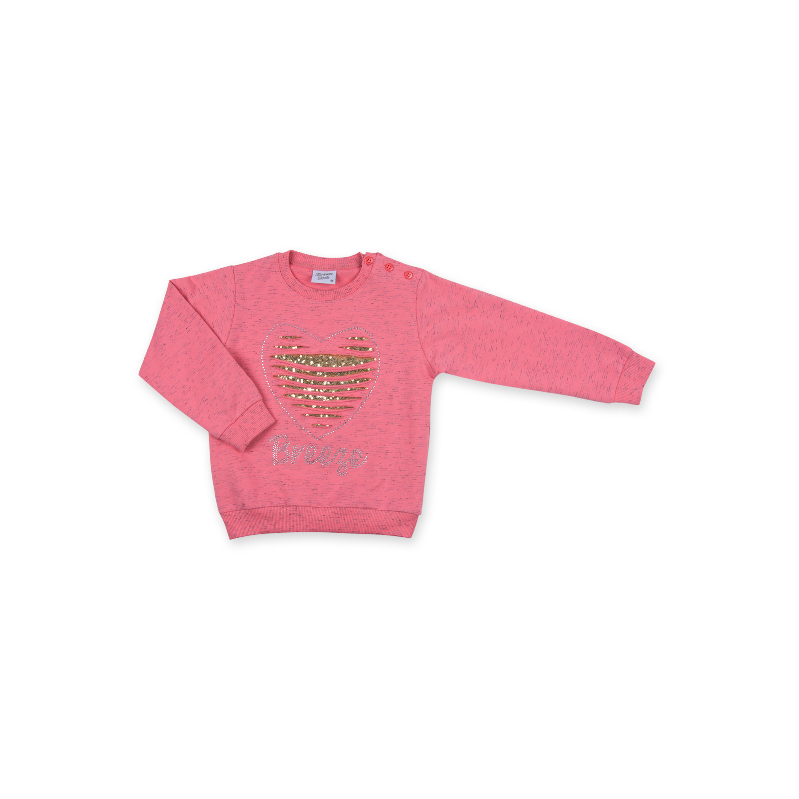Набор детской одежды Breeze кофта и брюки персиковый меланж (8013-110G-peach) изображение 2