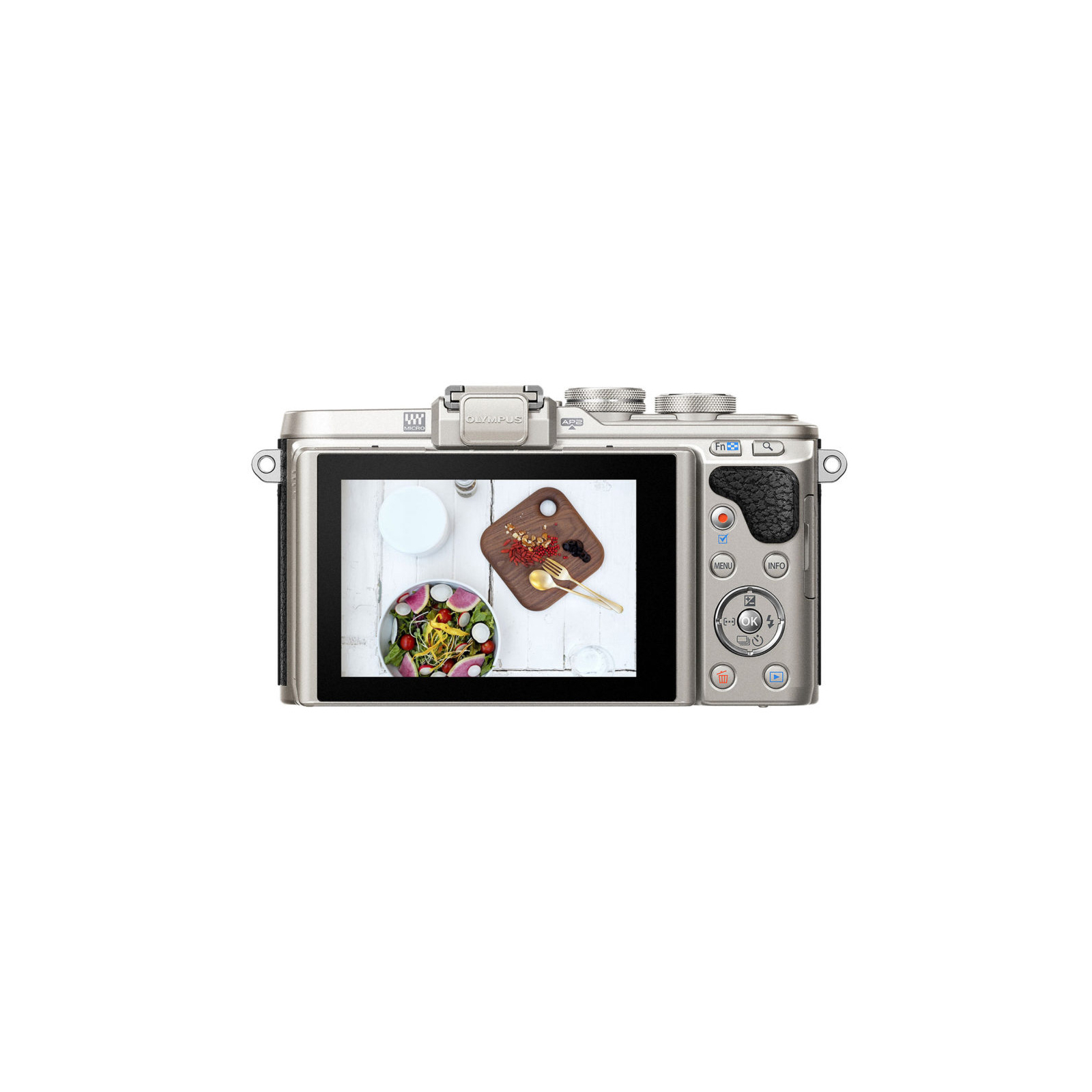 Цифровой фотоаппарат Olympus E-PL8 14-42 mm Pancake Zoom Kit white/silver (V205082WE000) изображение 4
