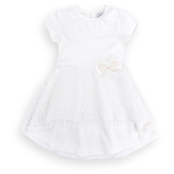 Плаття дитяче Breeze з гіпюровою фігурною спідницею (8302-104G-beige)