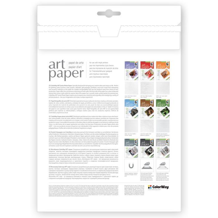 Фотобумага ColorWay Letter (216x279mm) ART, glossy, stripe (PGA230010SLT) изображение 2