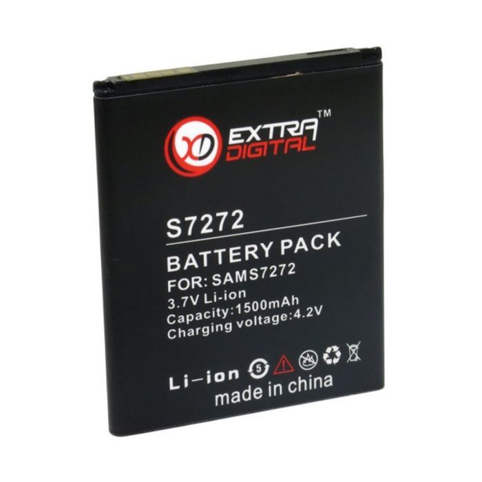 Аккумуляторная батарея Extradigital Samsung Galaxy Ace 3 Duos (1500 mAh) (BMS6298) изображение 2