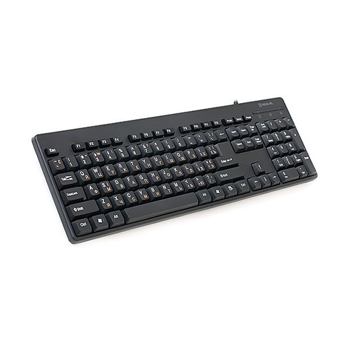 Клавиатура REAL-EL 502 Standard, USB, black изображение 2