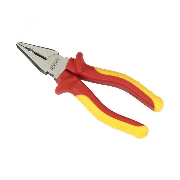 Плоскогубці Stanley MaxSteel VDE 1000V электрика, L=200мм. (0-84-002)