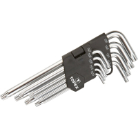 Набір інструментів Topex ключи Torx (зiрочки), TS10-50, набор 9 шт.*1 уп. (35D951) зображення 2