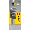 Набір інструментів Topex ключи Torx (зiрочки), TS10-50, набор 9 шт.*1 уп. (35D951) зображення 3