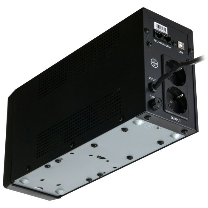 Пристрій безперебійного живлення Vinga LCD 600VA metal case with USB (VPC-600MU) зображення 8