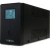 Пристрій безперебійного живлення Vinga LCD 600VA metal case with USB (VPC-600MU)