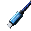 Дата кабель USB 2.0 AM to Micro 5P 1.0m Cu, 1.5A, Blue/Black Grand-X (FM05BLB) зображення 3