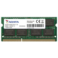 Модуль памяти для ноутбука SoDIMM DDR3 2GB 1600 MHz ADATA (AD3S1600C2G11-S)