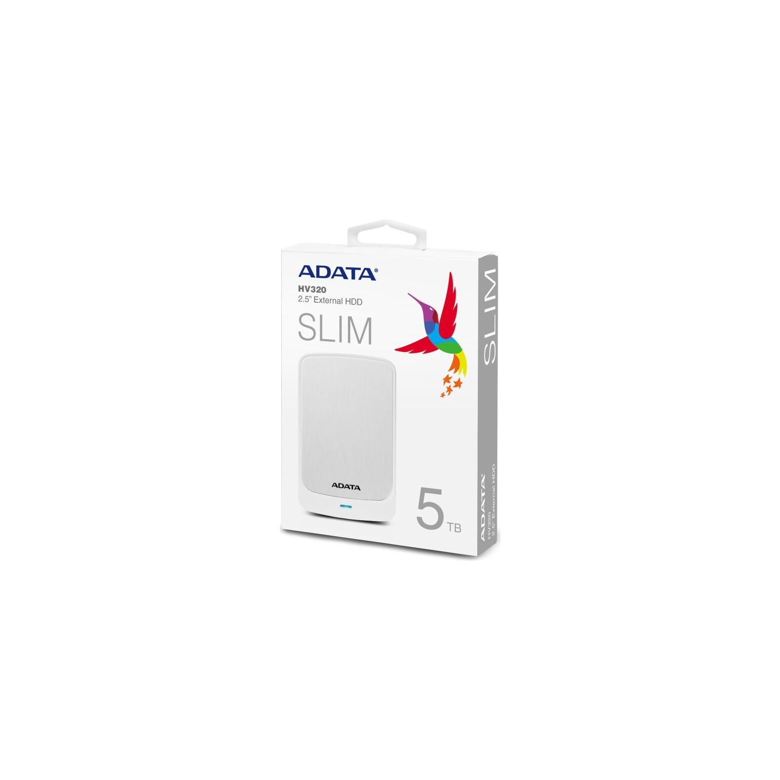 Внешний жесткий диск 2.5" 5TB ADATA (AHV320-5TU31-CWH) изображение 6