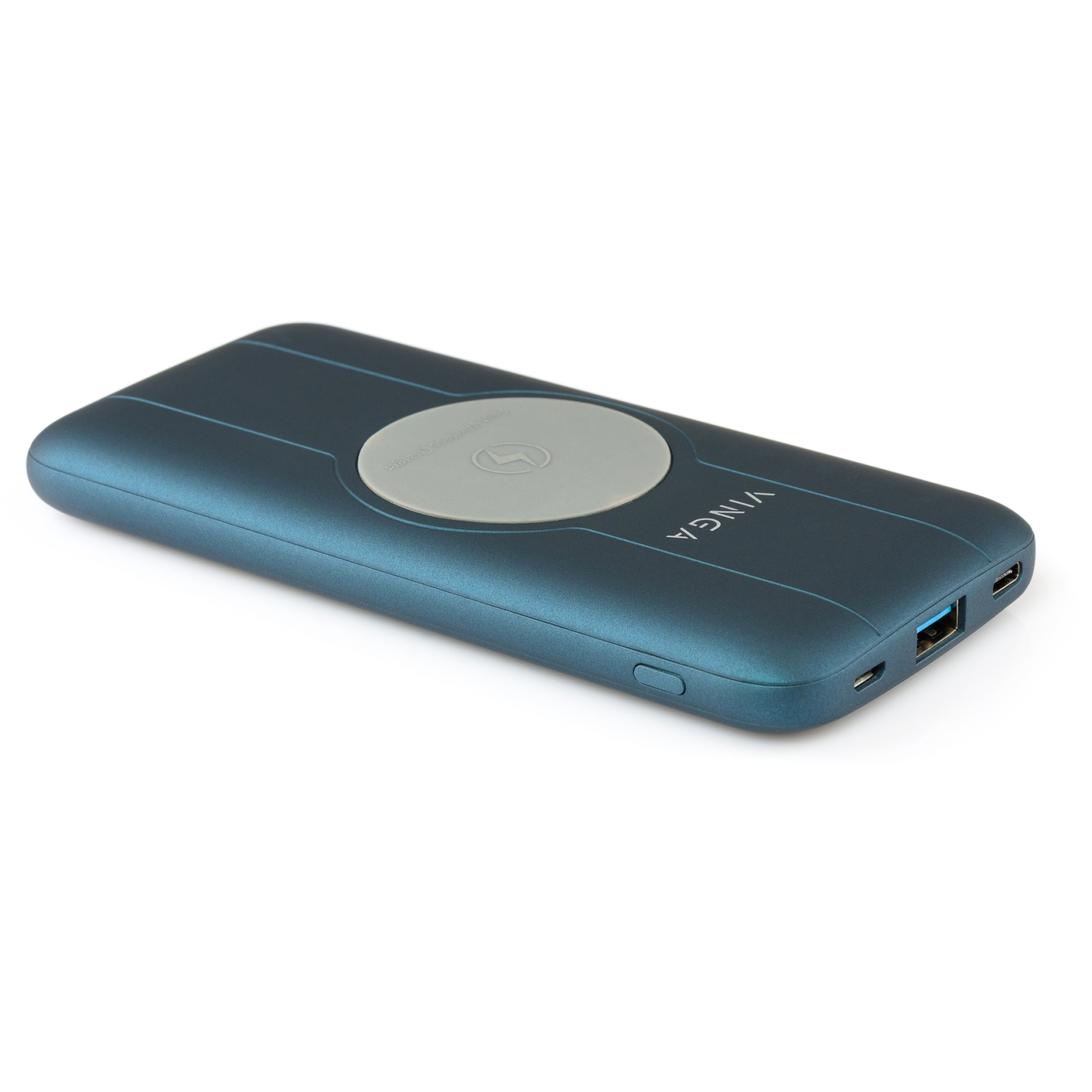 Батарея універсальна Vinga 10000 mAh Wireless QC3.0 PD soft touch blue (BTPB3510WLROBL) зображення 7