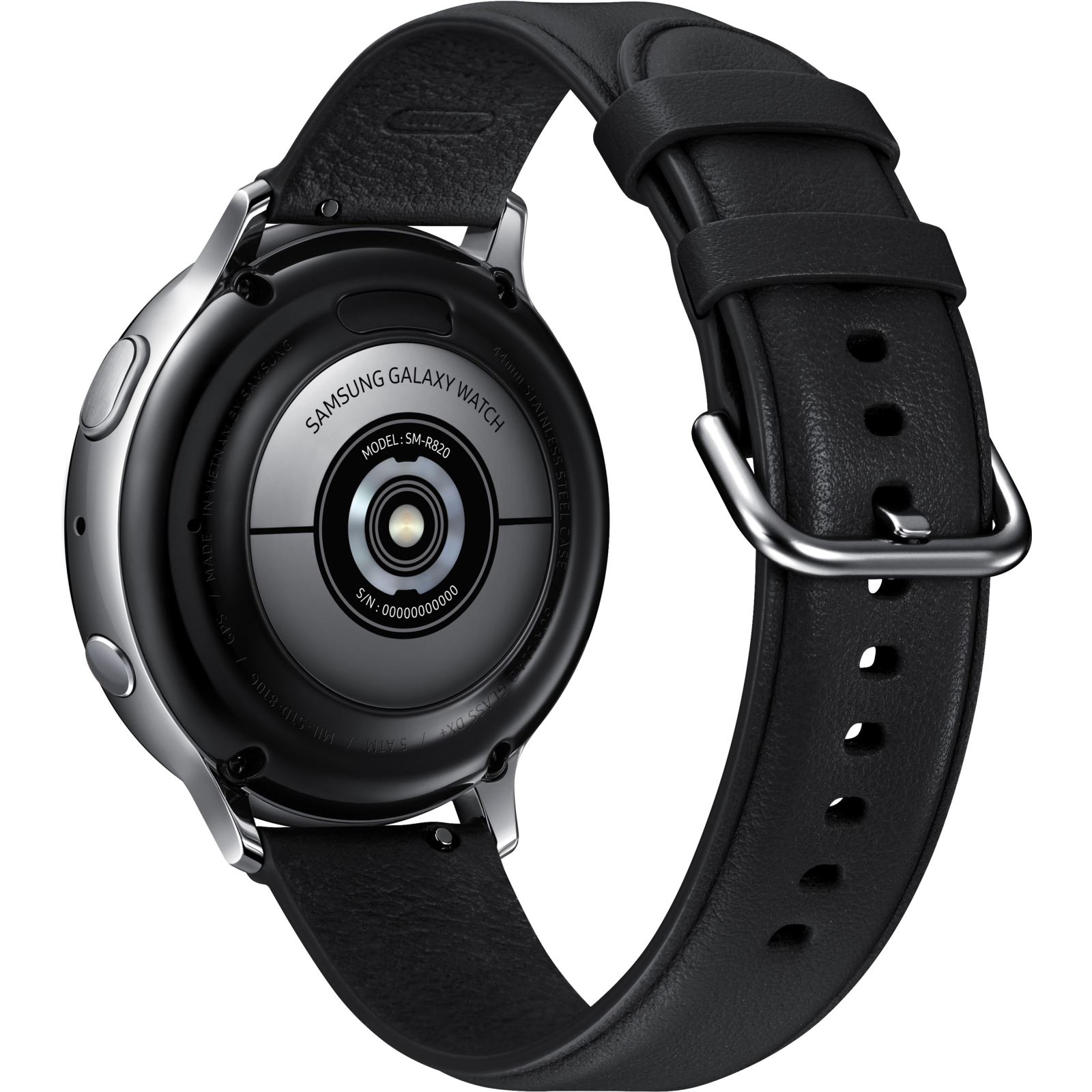 Смарт-годинник Samsung SM-R820S/4 (Galaxy Watch Active2 44mm SS) Silver (SM-R820NSSASEK) зображення 4