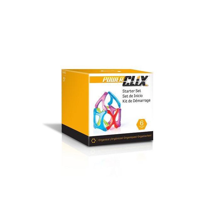 Конструктор Guidecraft PowerClix Organics Базовый набор 6 деталей (G9482)