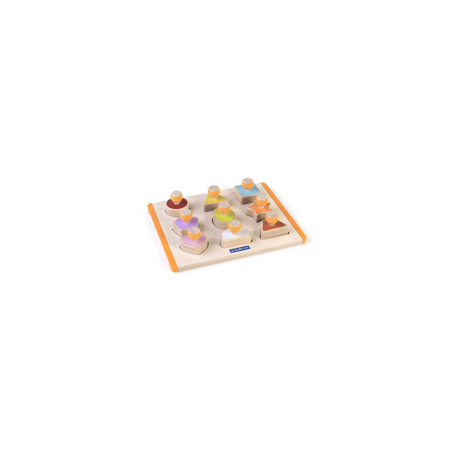 Развивающая игрушка Guidecraft Сортер Manipulatives Формы с ручками (G6742) изображение 2