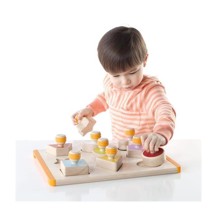 Развивающая игрушка Guidecraft Сортер Manipulatives Формы с ручками (G6742) изображение 7