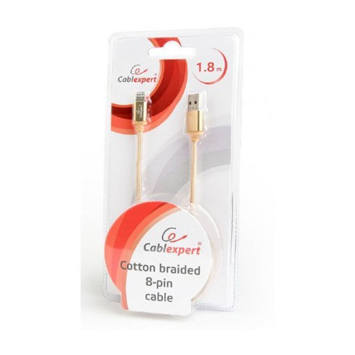 Дата кабель USB 2.0 AM to Lightning 1.8m Cablexpert (CCB-mUSB2B-AMLM-6-G) изображение 3