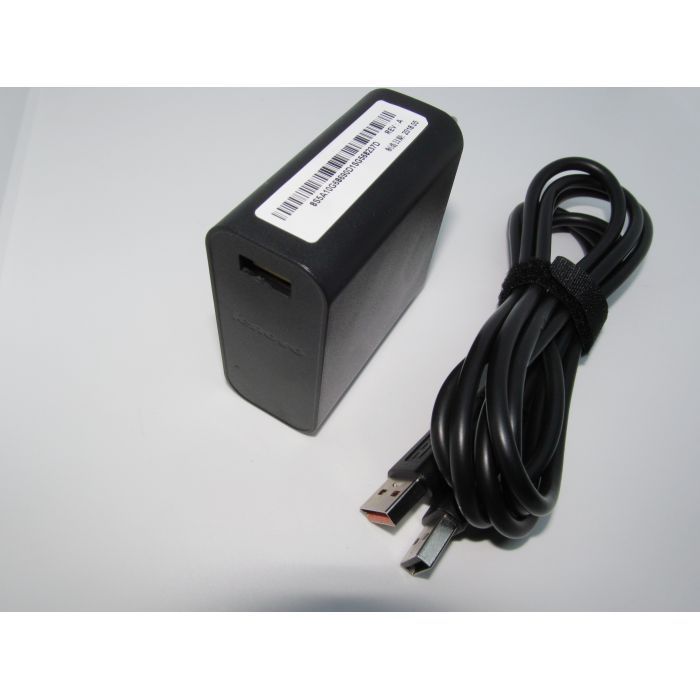 Блок питания к ноутбуку Lenovo 65W 20V, 3.25A / 5V, 2A разъем bevel USB (косой) wall mount (ADL65WDA / A40248) изображение 2
