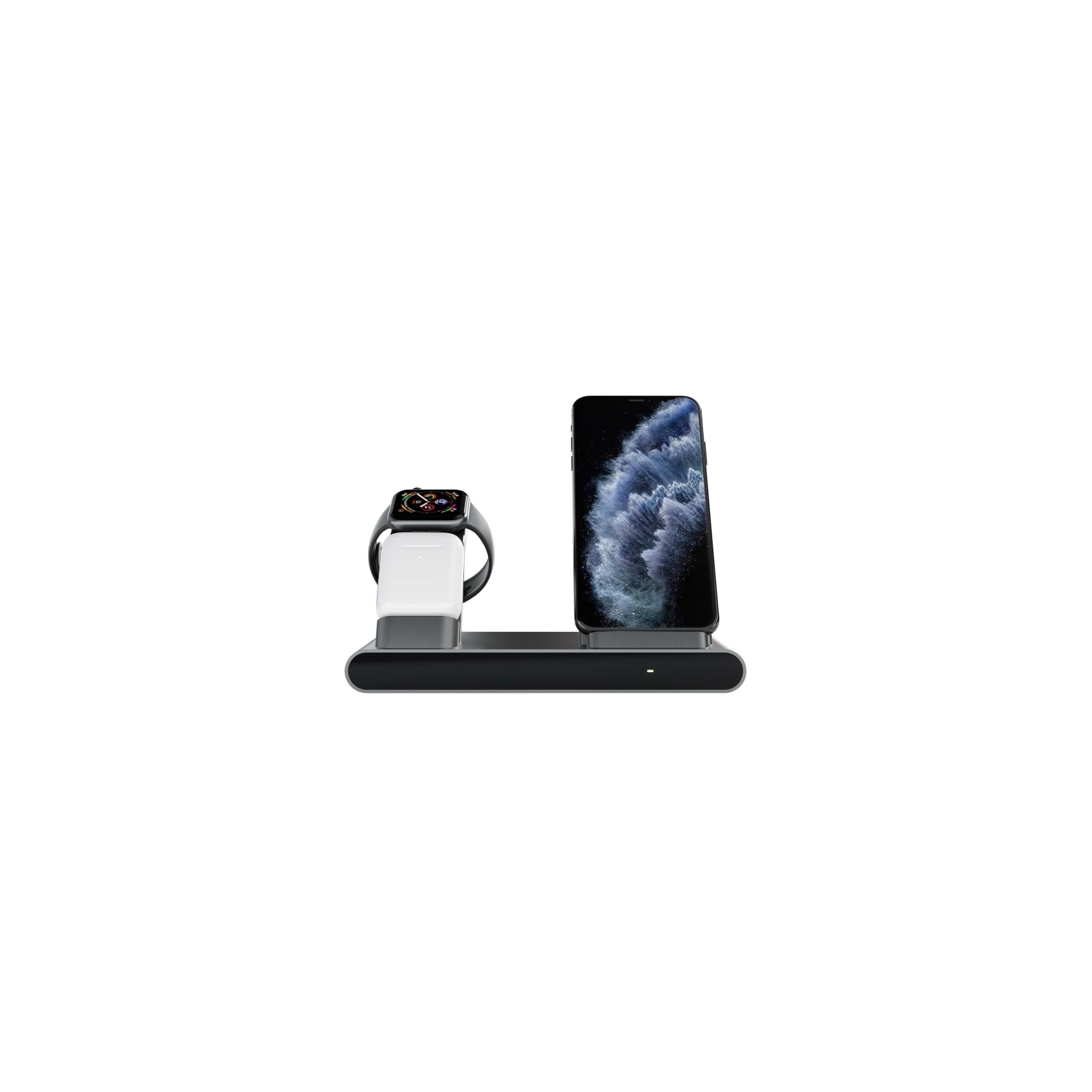 Зарядное устройство Prestigio ReVolt A1, charging station for iPhone, Apple Watch, AirPods (PCS101A_SG) изображение 7