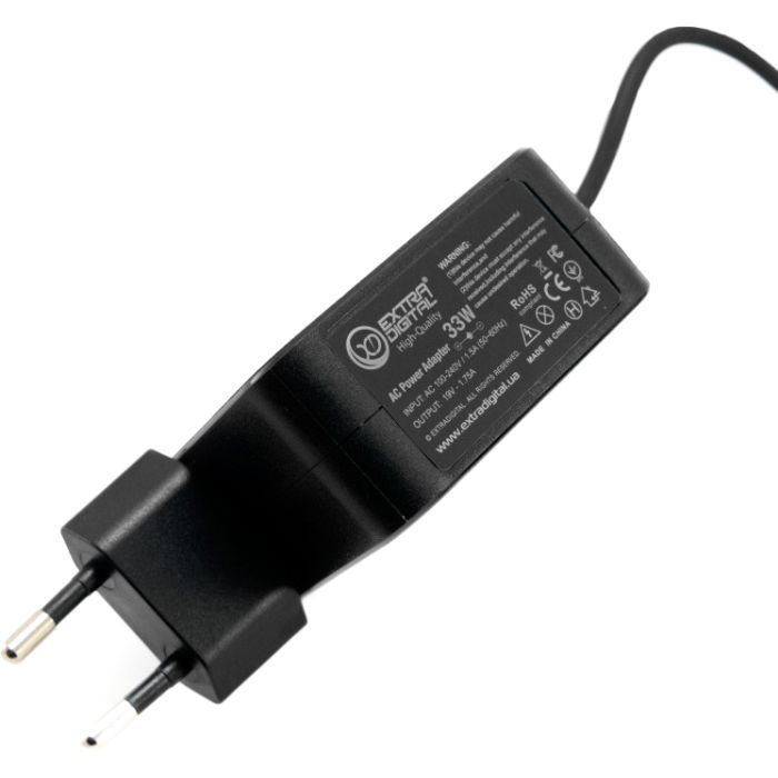 Блок питания к ноутбуку Extradigital Asus 19V, 1.75A, 33W (4.0x1.35) High Quality (PSA3859) изображение 2