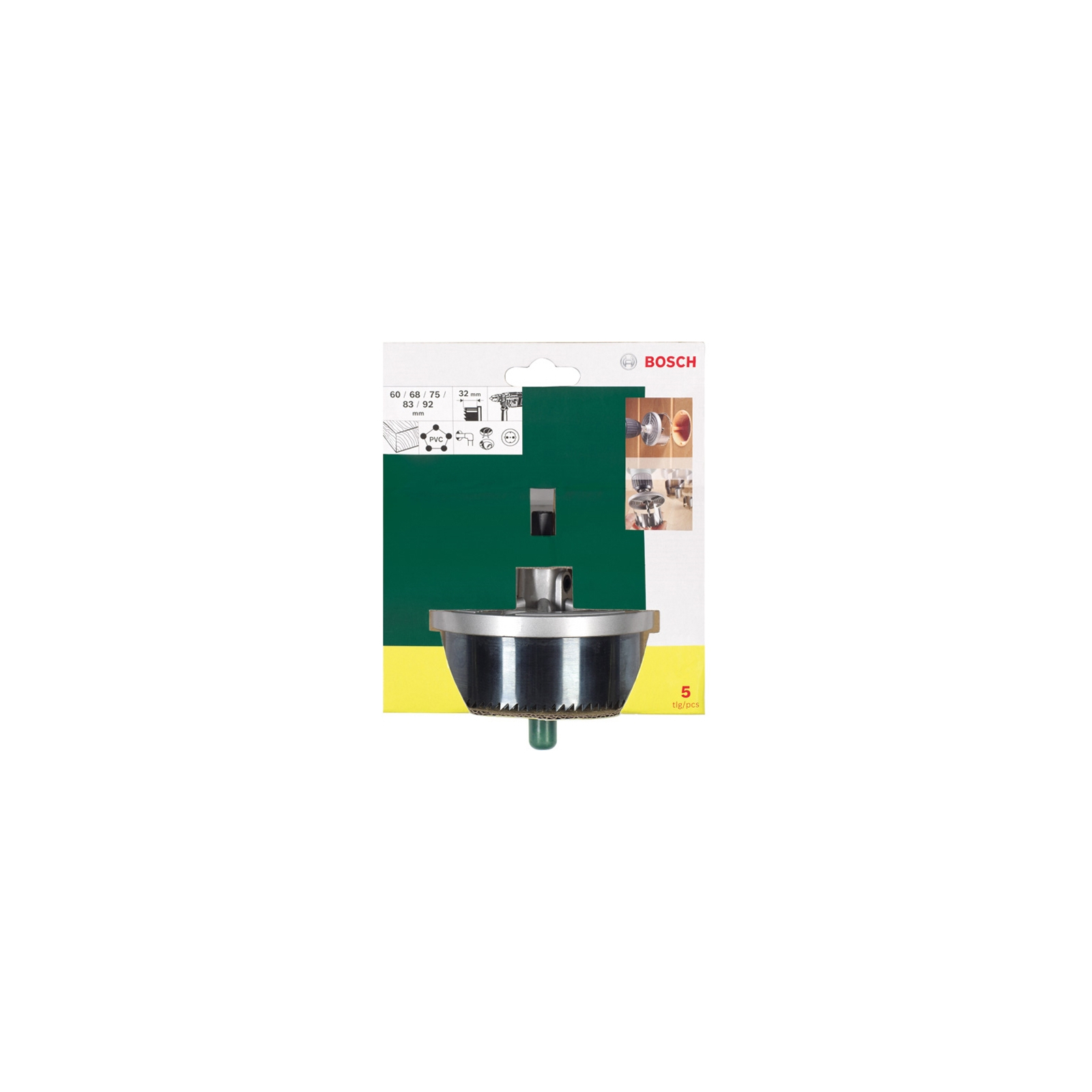 Коронка Bosch пильных венцов 5 шт (2.607.019.451) изображение 3
