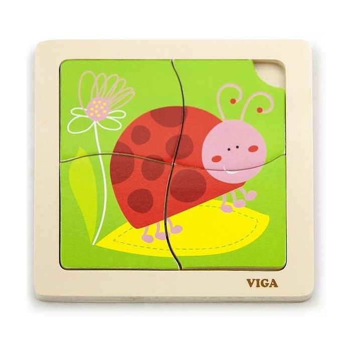 Пазл Viga Toys Божья коровка (50140)