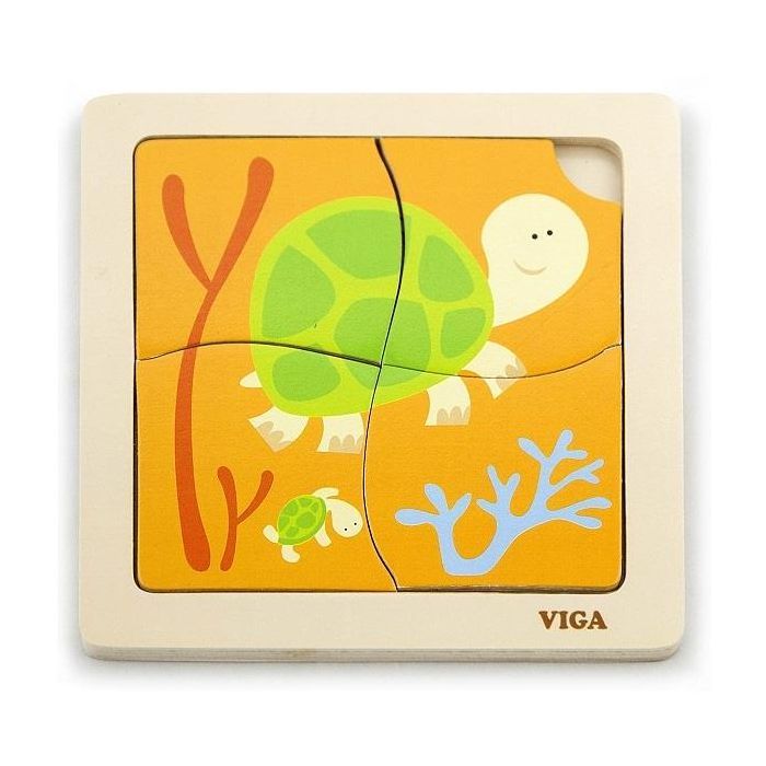 Пазл Viga Toys Черепашки (50143)