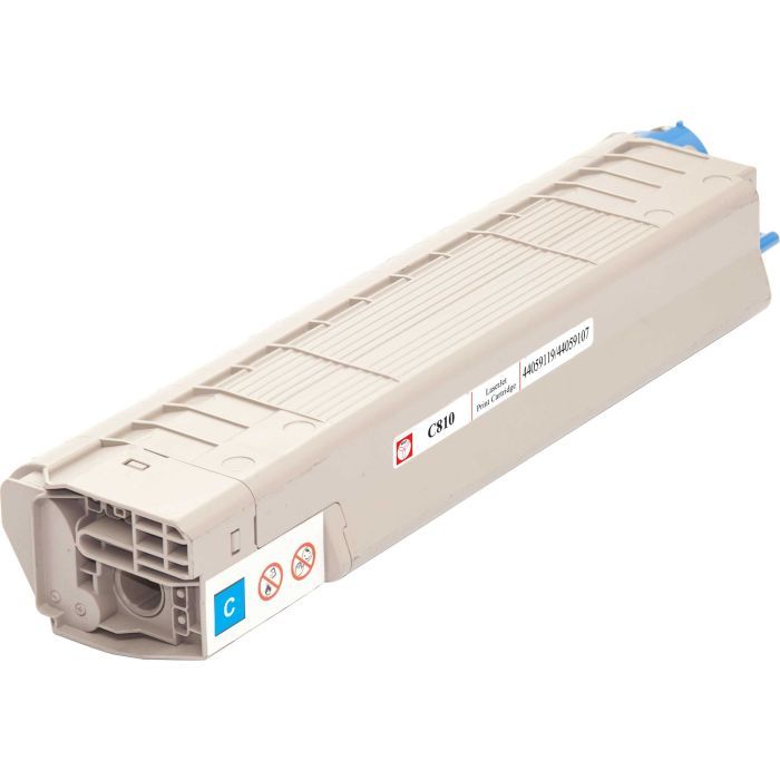 Тонер-картридж BASF OKI C810 Cyan 44059119/44059107 (KT-C810C) изображение 3