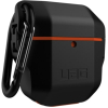 Чохол для навушників UAG для Airpods Silicone Hardcase Black/Orange (10185F114097)