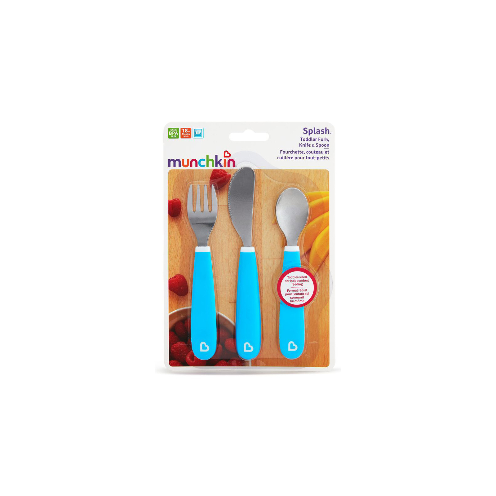 Набір дитячого посуду Munchkin Splash з неіржавкої сталі 3 предмети Фіолетовий (012110.04) зображення 2