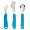 Набір дитячого посуду Munchkin Splash з неіржавкої сталі 3 предмети Блакитний (012110.03)