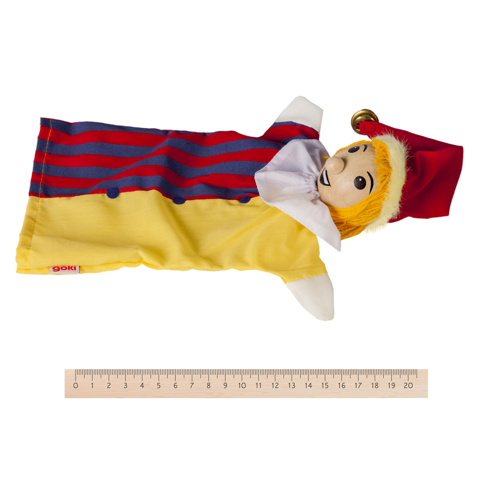 Игровой набор Goki Кукла-перчатка Клоун (51999G) изображение 3