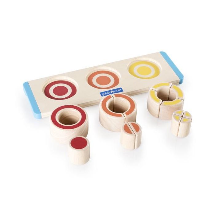 Игровой набор Guidecraft Manipulatives Круги и сегменты (G6746) изображение 4