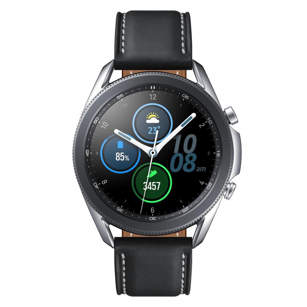 Смарт-часы Samsung SM-R840/8 (Galaxy Watch3 45mm) Silver (SM-R840NZSASEK) изображение 2
