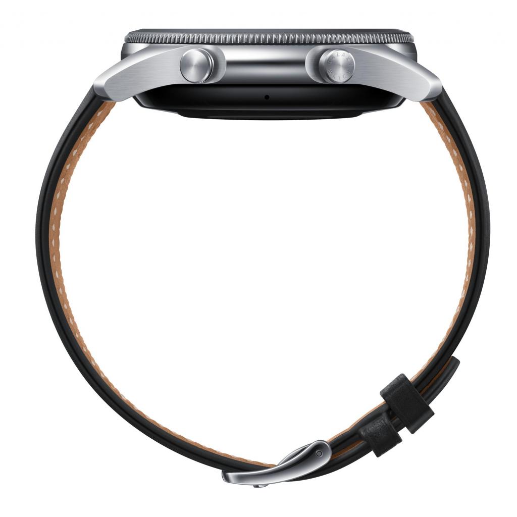 Смарт-часы Samsung SM-R840/8 (Galaxy Watch3 45mm) Silver (SM-R840NZSASEK) изображение 5