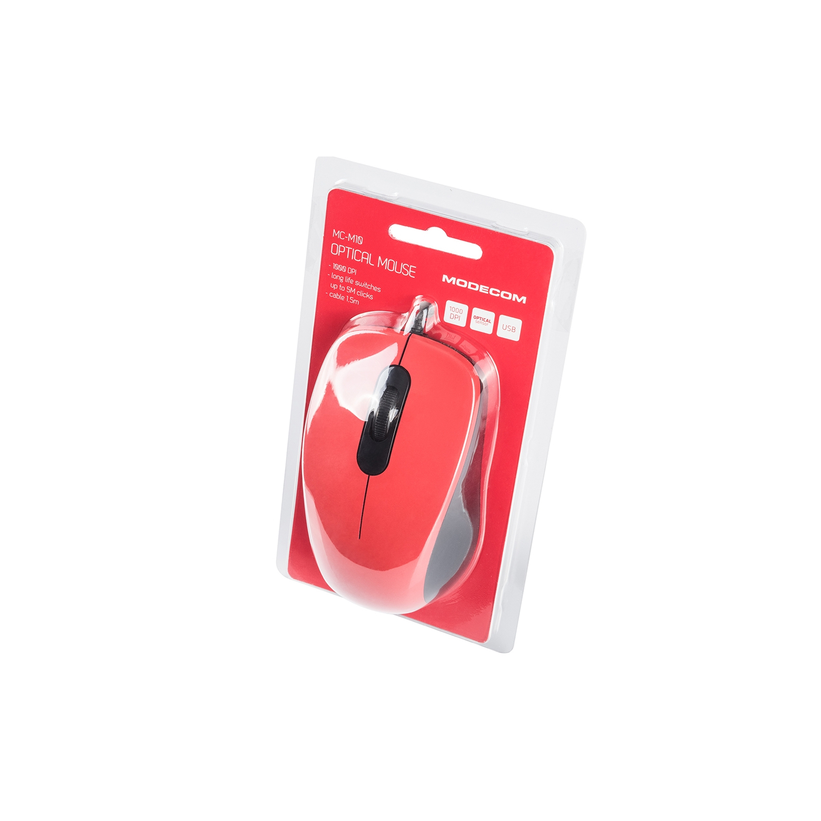 Мышка Modecom MC-M10 USB Red (M-MC-0M10-500) изображение 6