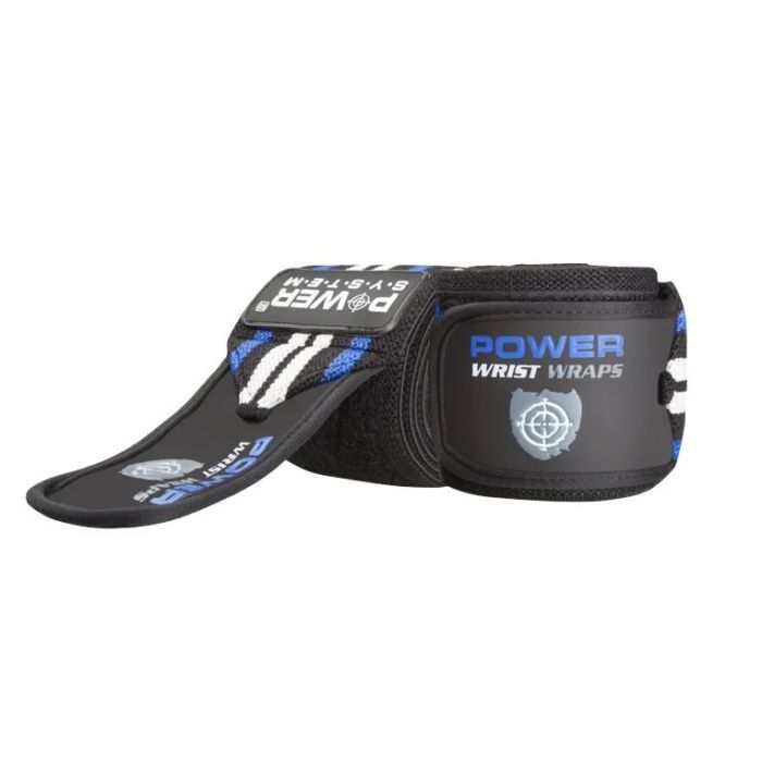 Бинт для спорту Power System Wrist Wraps PS-3500 Grey/Black (PS-3500_Grey-Black)