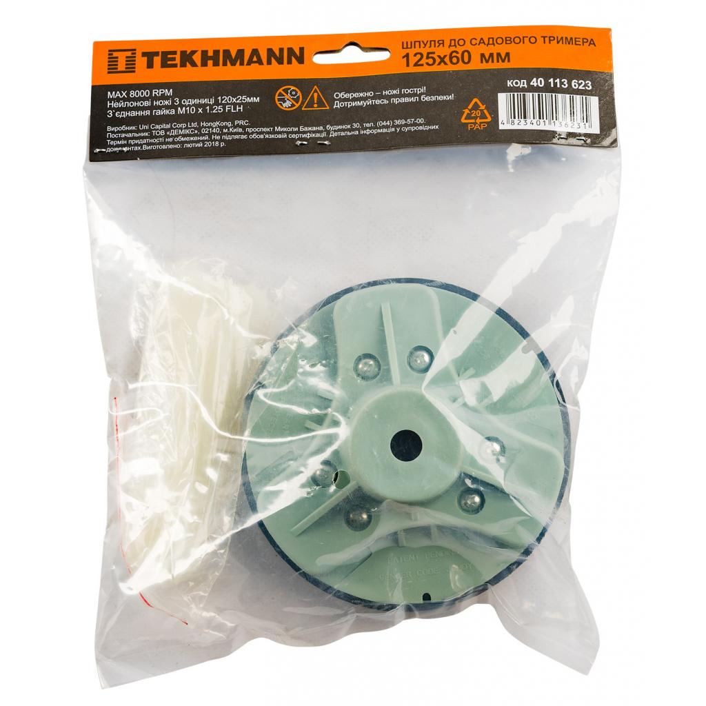 Косильна головка Tekhmann 125 мм з нейлоновими ножами (40113623) зображення 4