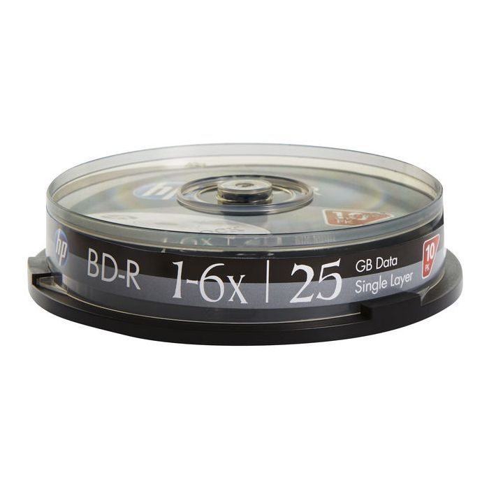 Диск BD HP BD-R 25GB 6X 10шт (69321/BRE00071-3)