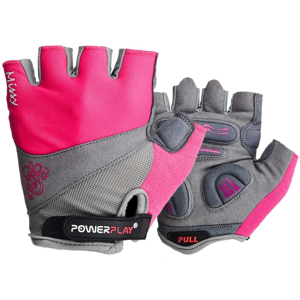 Велоперчатки PowerPlay Women 5277 Pink XS (5277_XS_Pink)